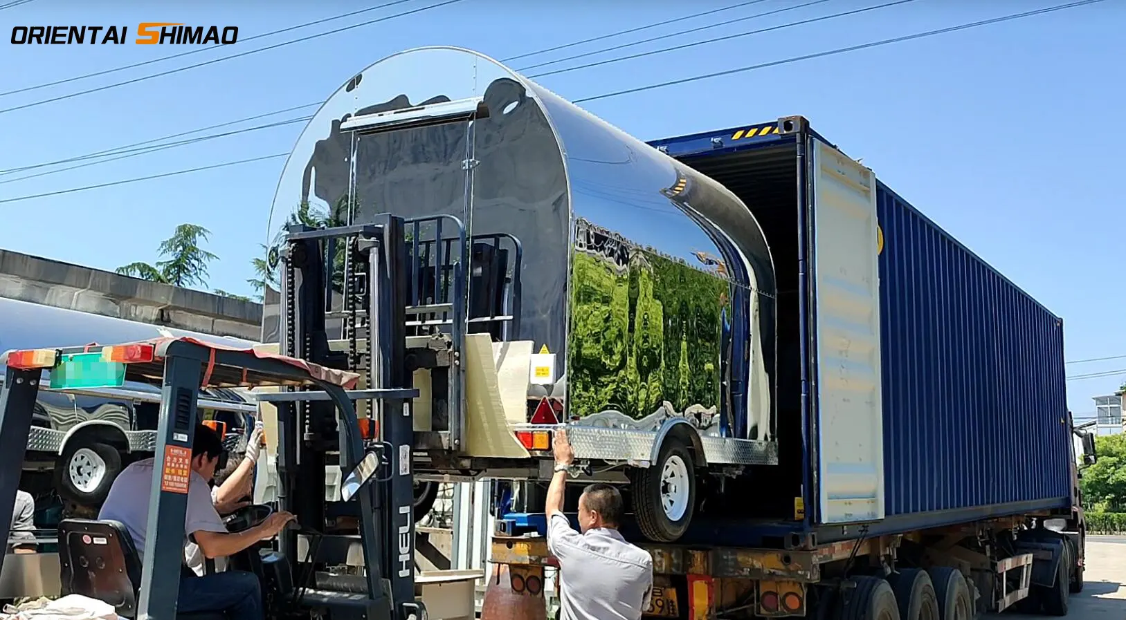 Trailer Konsesi Makanan Dikirim ke Melbourne Australia