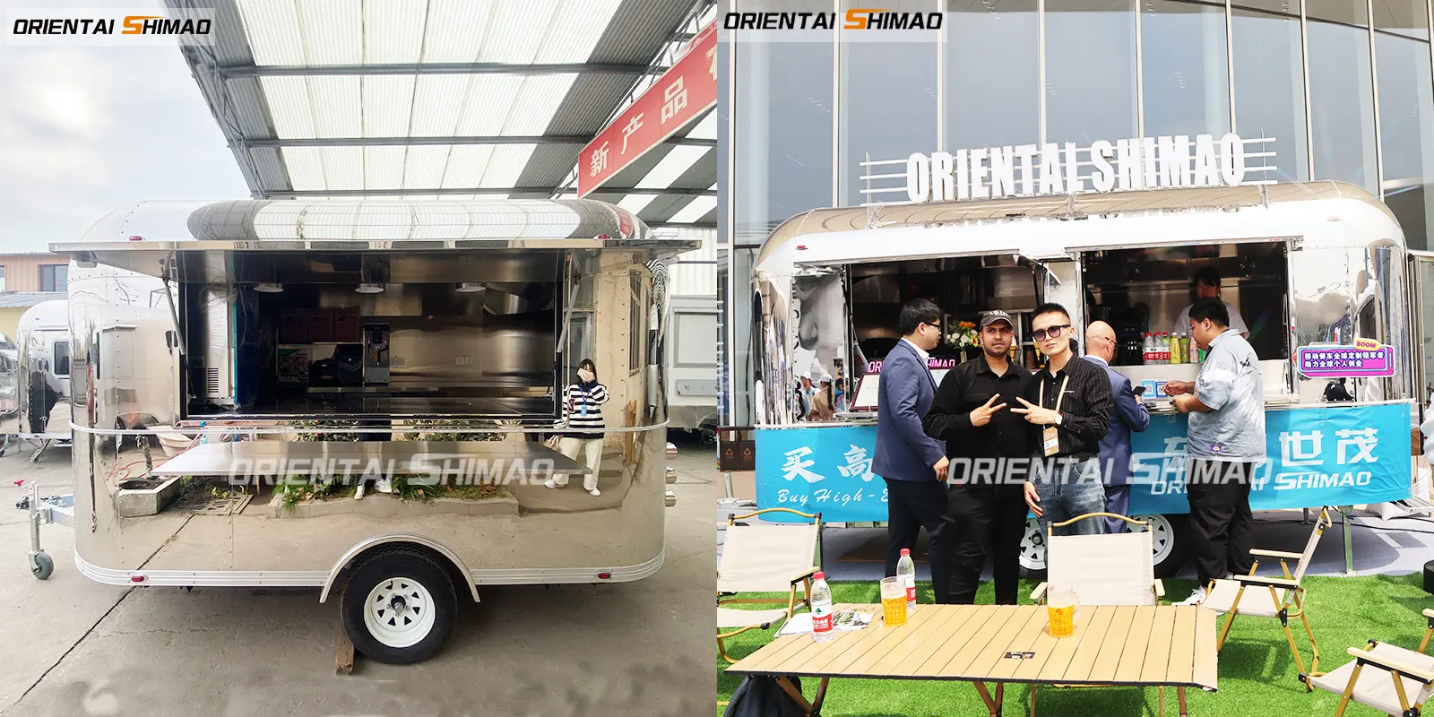 Trailer Makanan Stainless Steel Kecil Atau Trailer Makanan Stainless Steel Besar？