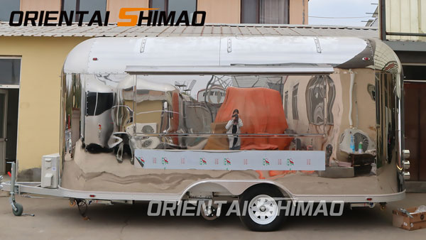 Trailer makanan aliran udara shimao oriental