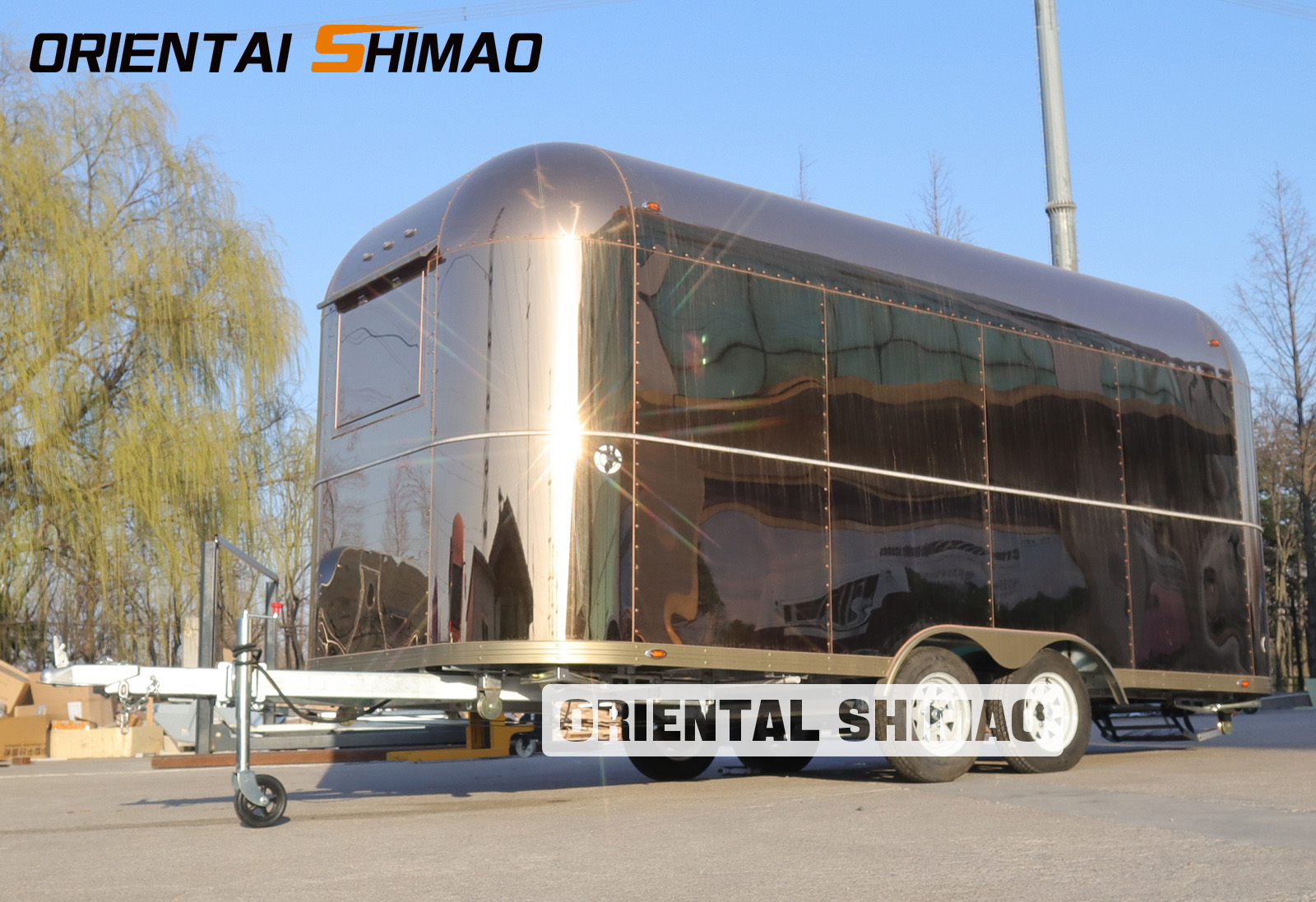 Peluncuran Mewah: Truk Makanan Breeze Stainless Steel Rose Gold