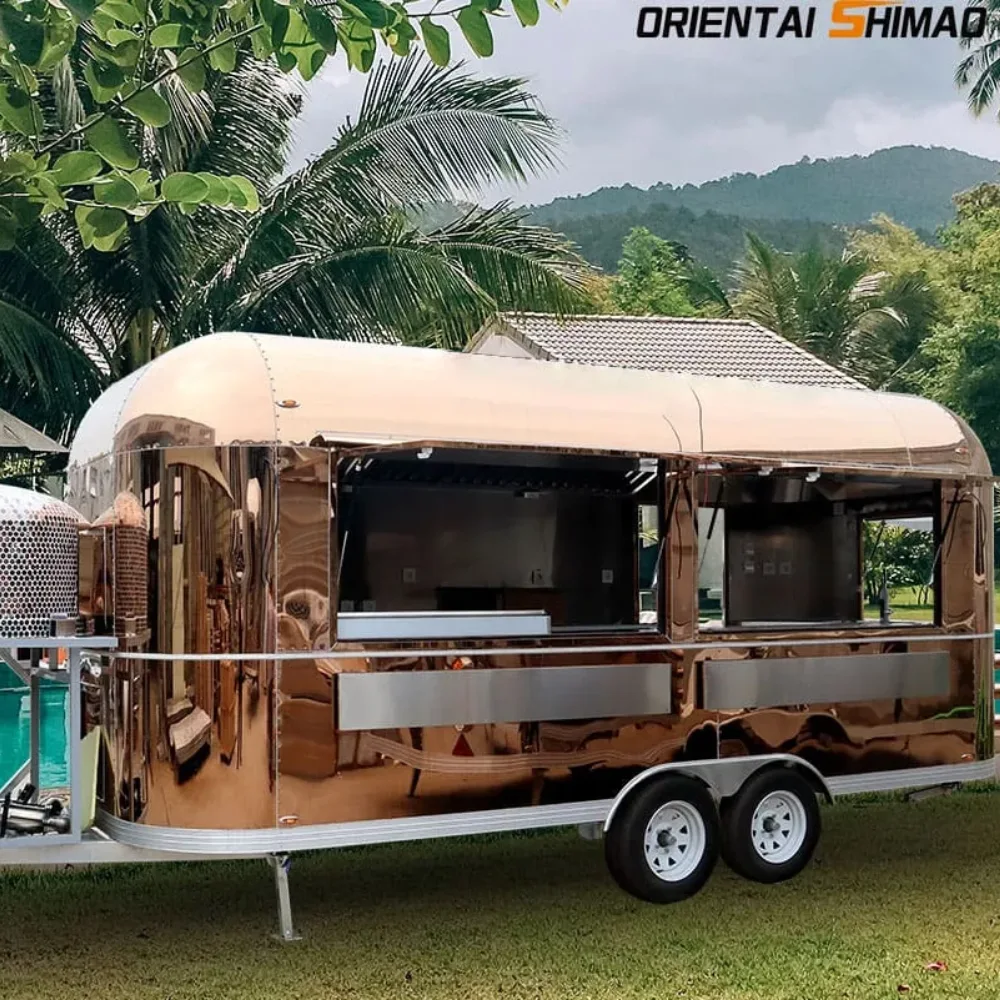 Trailer Makanan Konsesi Aliran Udara