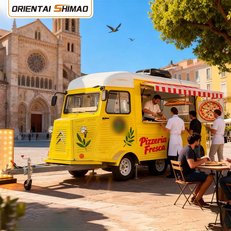 Kedai Kopi Truk Kopi Trailer Kopi Seluler Trailer Makanan Cepat Saji Truk Makanan