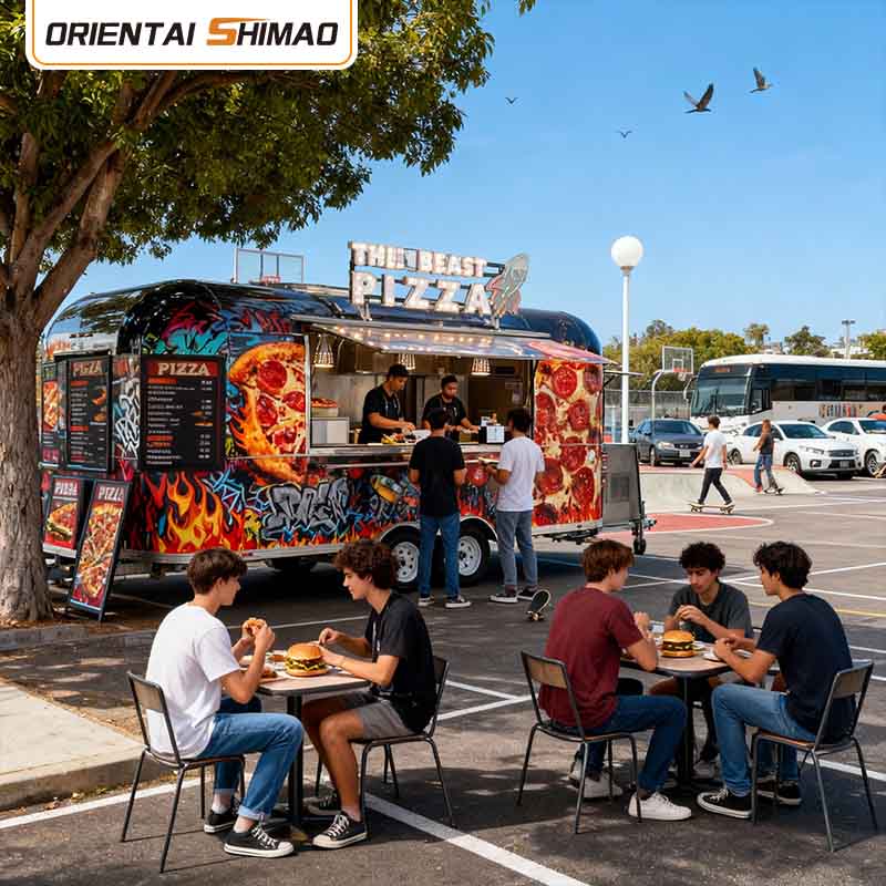 Dilengkapi Truk Makanan