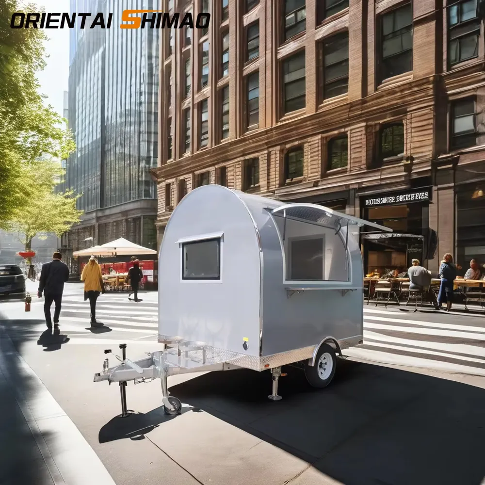trailer makanan abu-abu