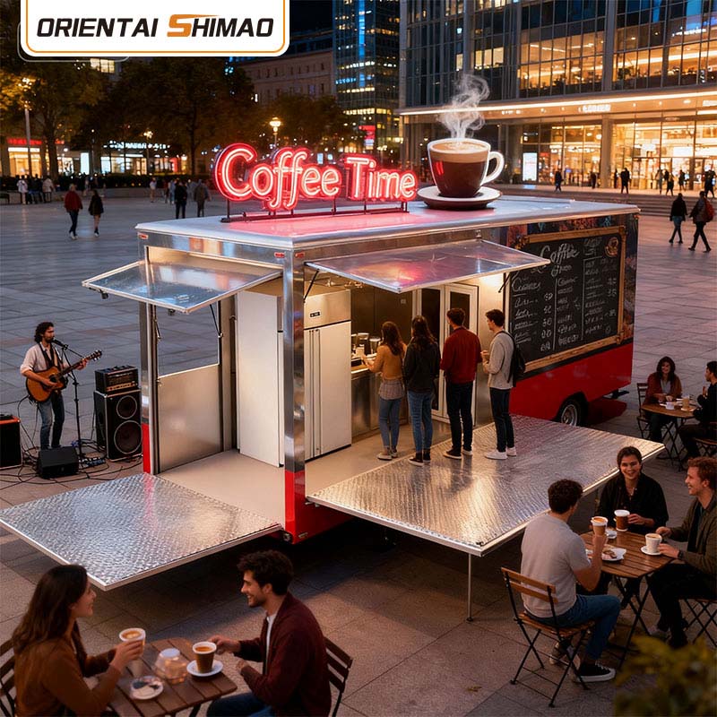 Trailer Penjual Makanan Persegi
