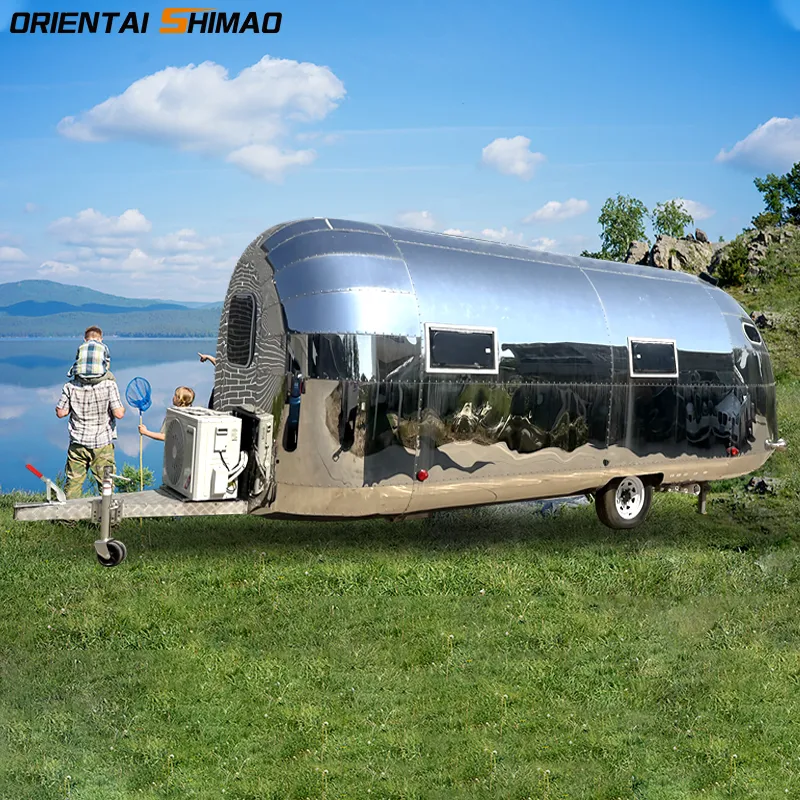 Trailer kemping baja tahan karat